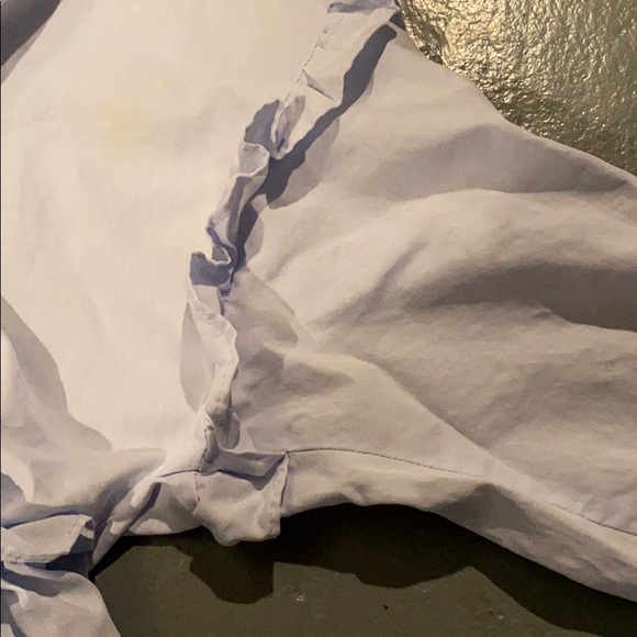 Zara Basic Poplin Rare Light Blue Blouse - Picture 5 of 5